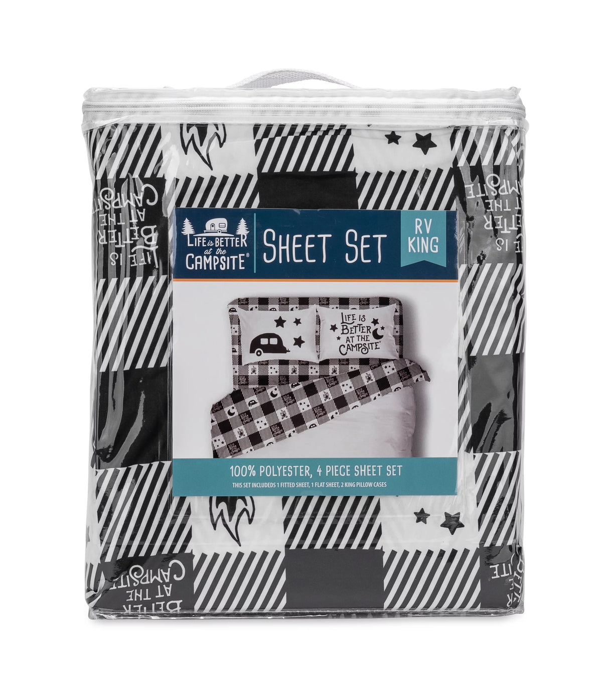 RV King Polyester Bed Sheet Set F90334