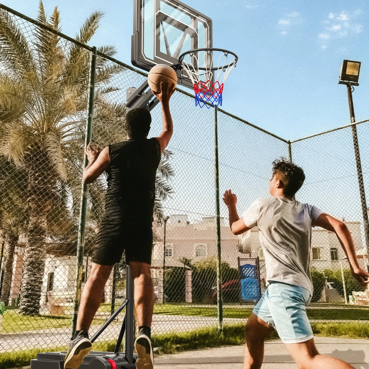 Portable Basketball Hoop & Goal System 5.5 - 9.5 ft. Adjustable O3061