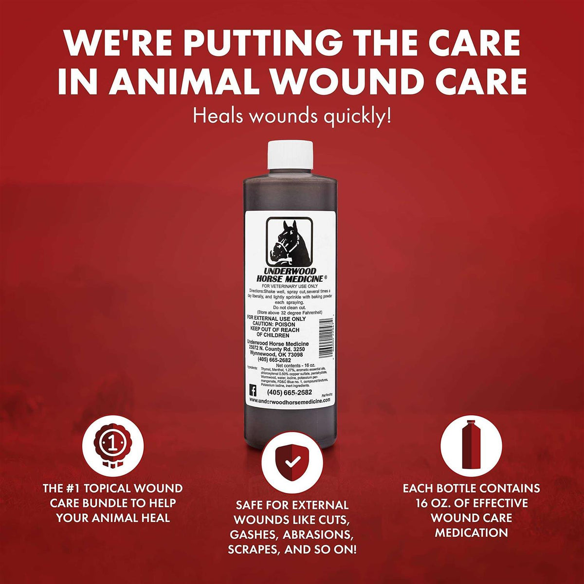 Horse Medicine Topical 16oz V520627