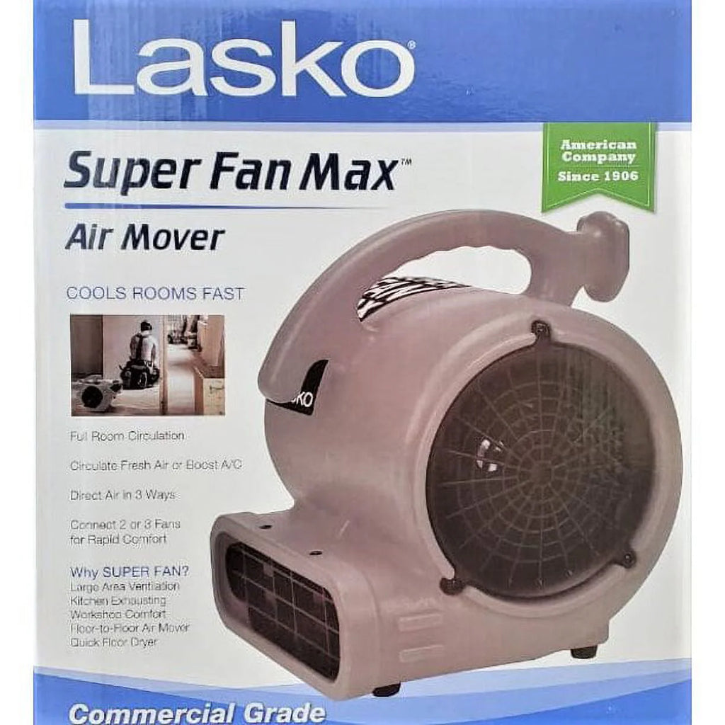 3-Speed Air Mover Floor Fan with Outlets I64760