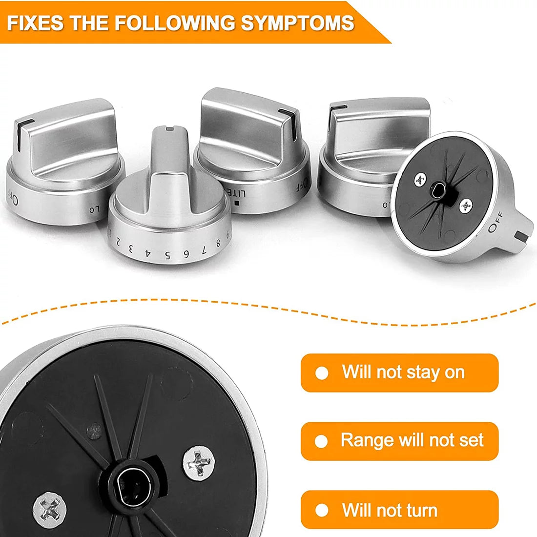 Gas Stove Knob Replacement K293128