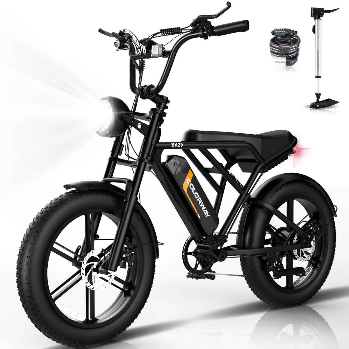 750W Electric Bike 20X4.0 Fat Tire 48V 15Ah Battery L175515