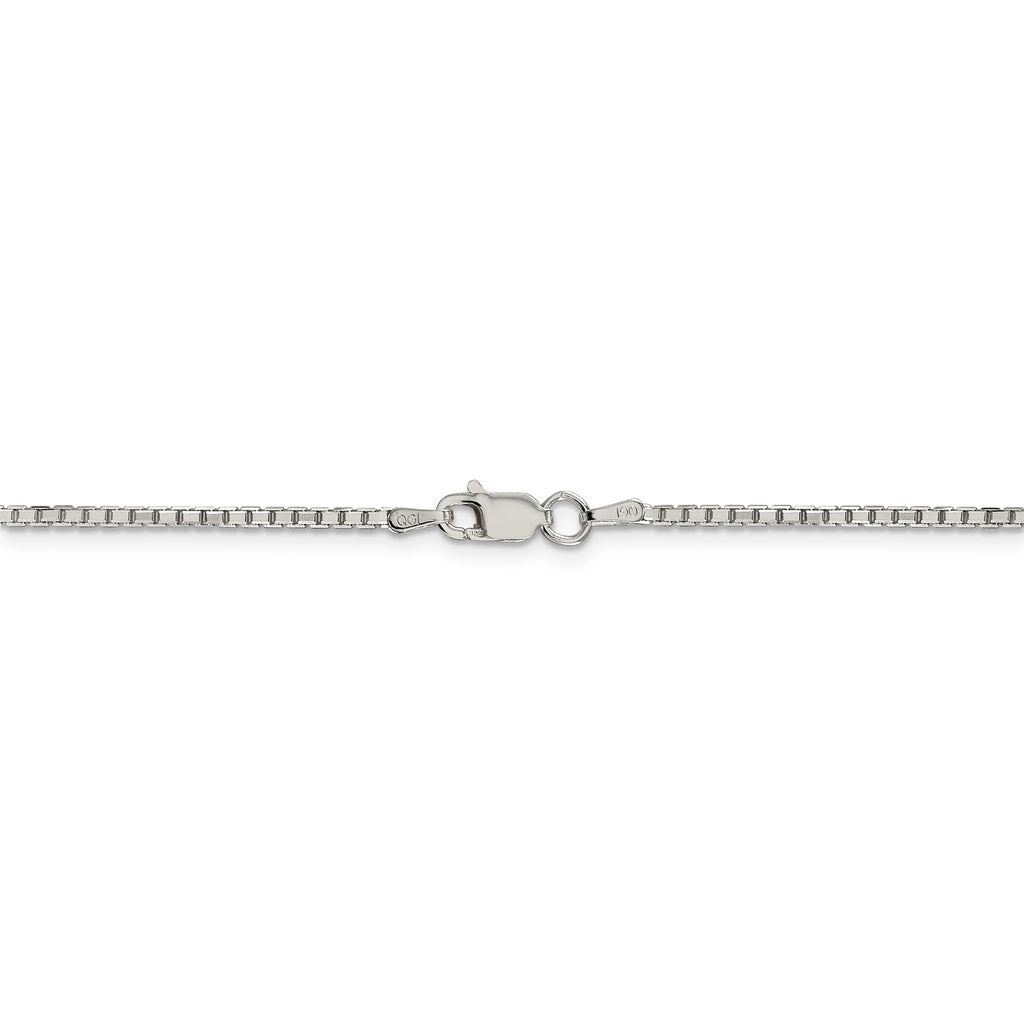 Sterling Silver 1.7mm Diamond-cut Box Chain Q84882
