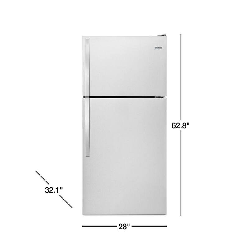 14 cu. ft. Top Freezer Refrigerator Stainless Steel P8865