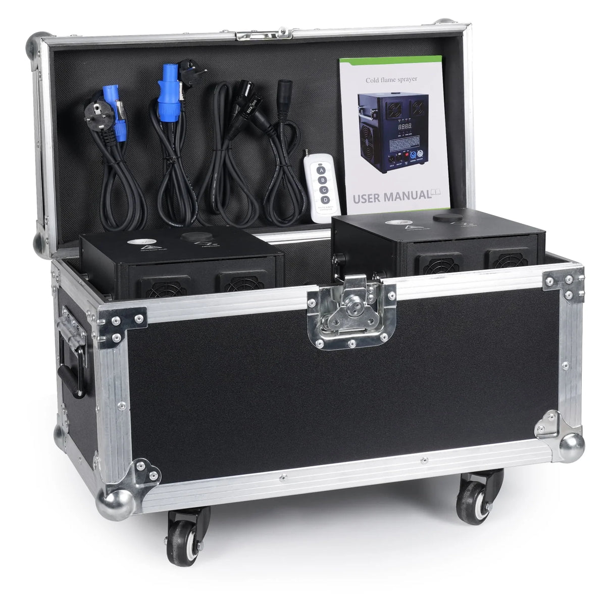 4 Pack Black Adjustable Stage Special Effect Machine H8771