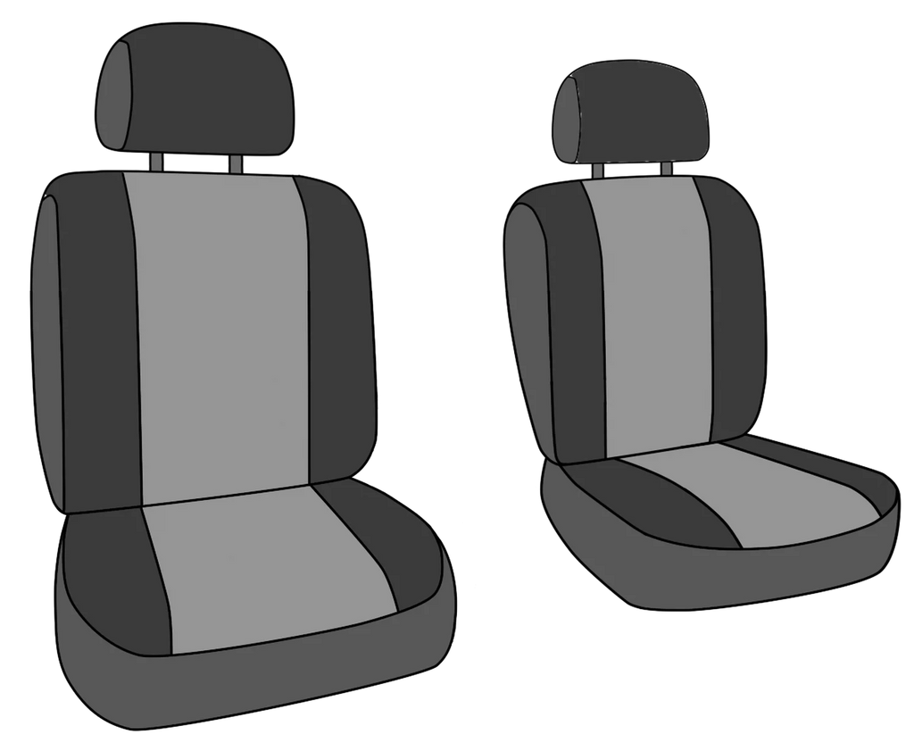 Carbon Fiber Seat Covers with Beige Insert and Trim X431368