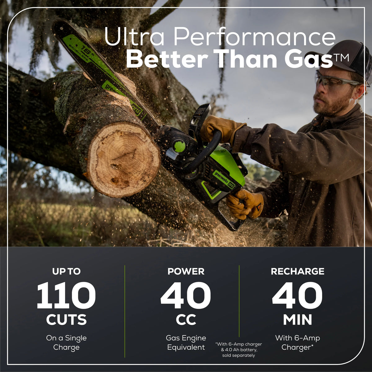 60V Cordless Chainsaw Q97602