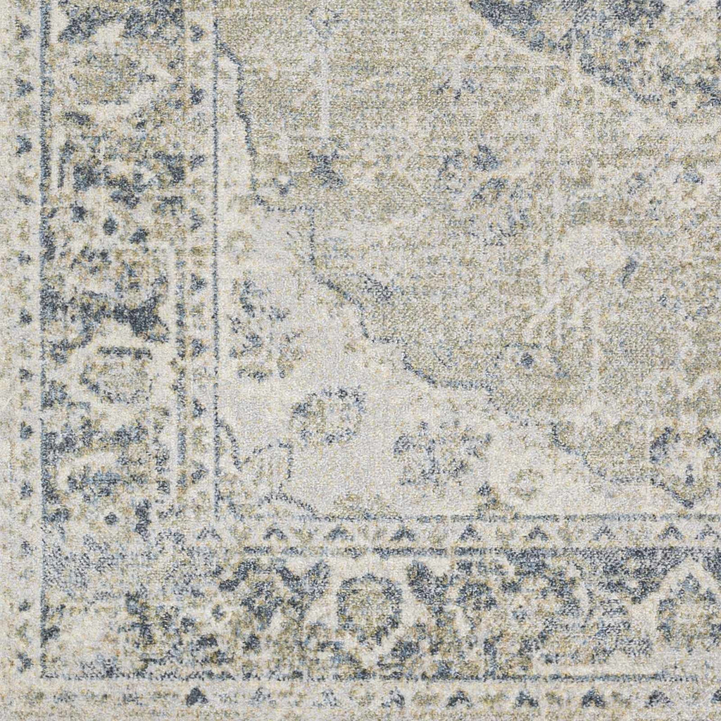 Washable 9x12 Light Sage Area Rug I93518