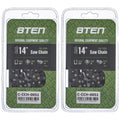 14 inch .050 3/8 52DL Full Chisel Chainsaw Chain 2 Pack M595897