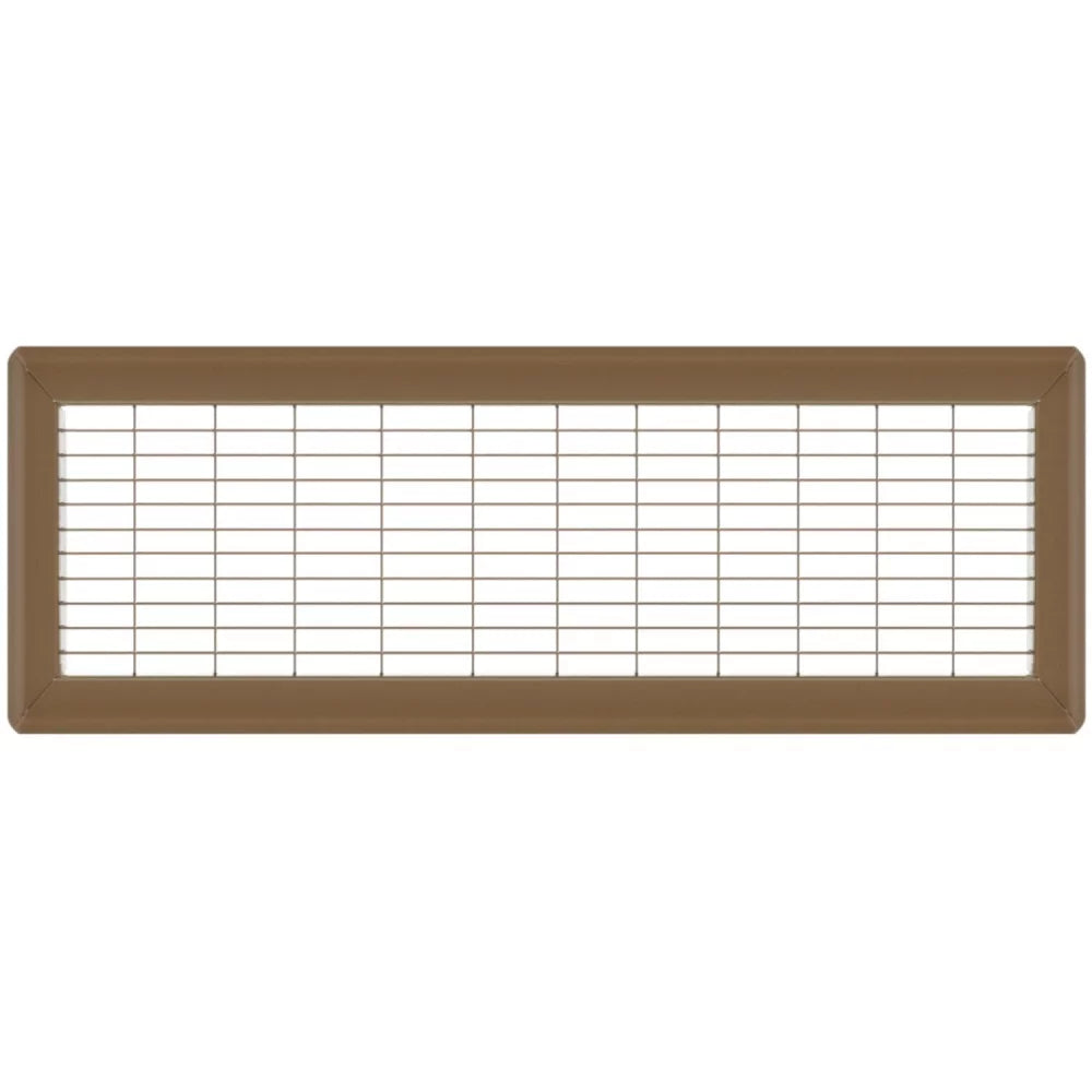 6in x 24in Brown Heavy Gauge Steel Floor Grille L7681