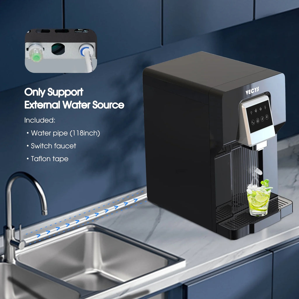 Water Cooler Dispenser with Built-in Ice Maker G246