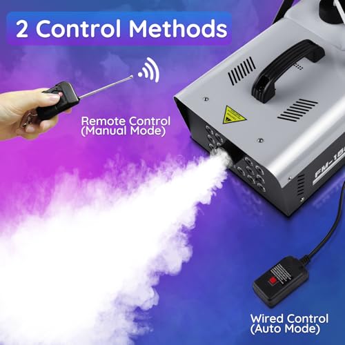 1500W Fog Machine with 24 LEDs Strobe Lights and Remote W465741