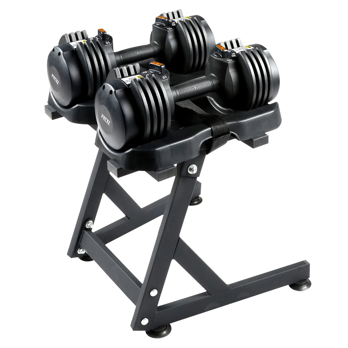 10-30lb Quick Select Adjustable Dumbbell Pair with Stand M2856