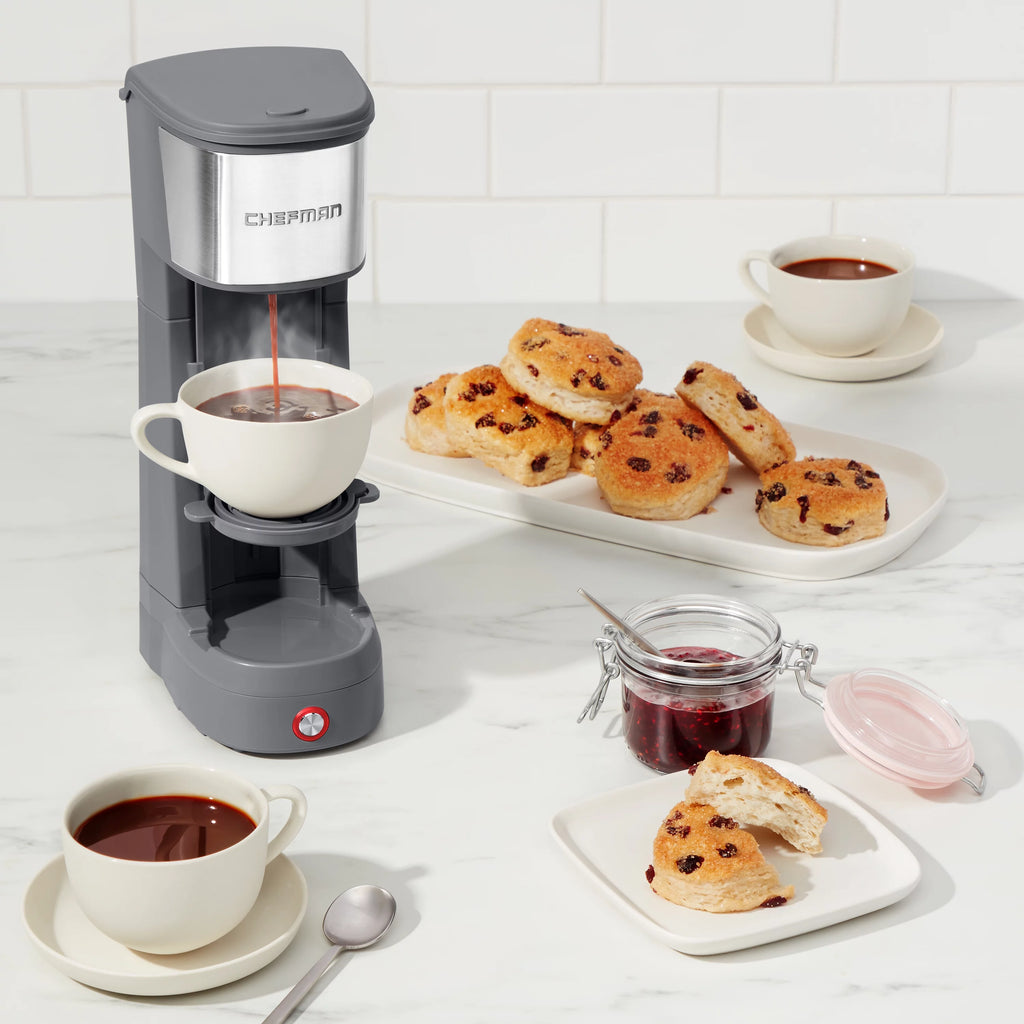 Grey Coffee Maker V80888