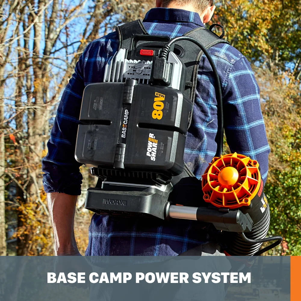 80V Brushless Cordless Backpack Leaf Blower L693