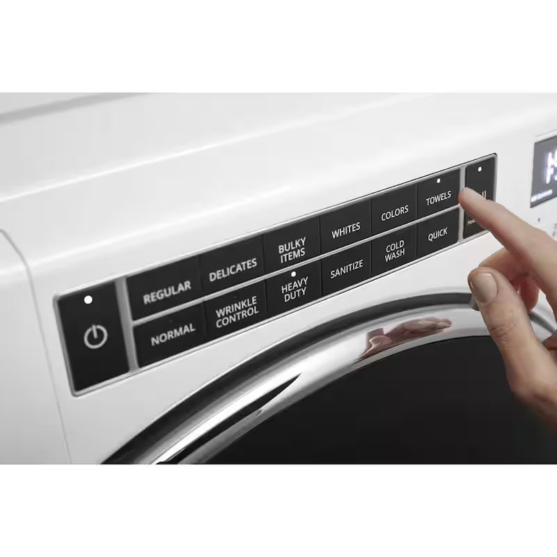 White Stackable Front Load Washing Machine K851