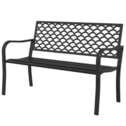 50" Anti-Rust Weatherproof Outdoor Bench G8663