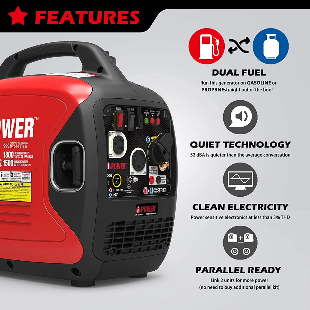 2000 Watt Dual Fuel Power Inverter I11515