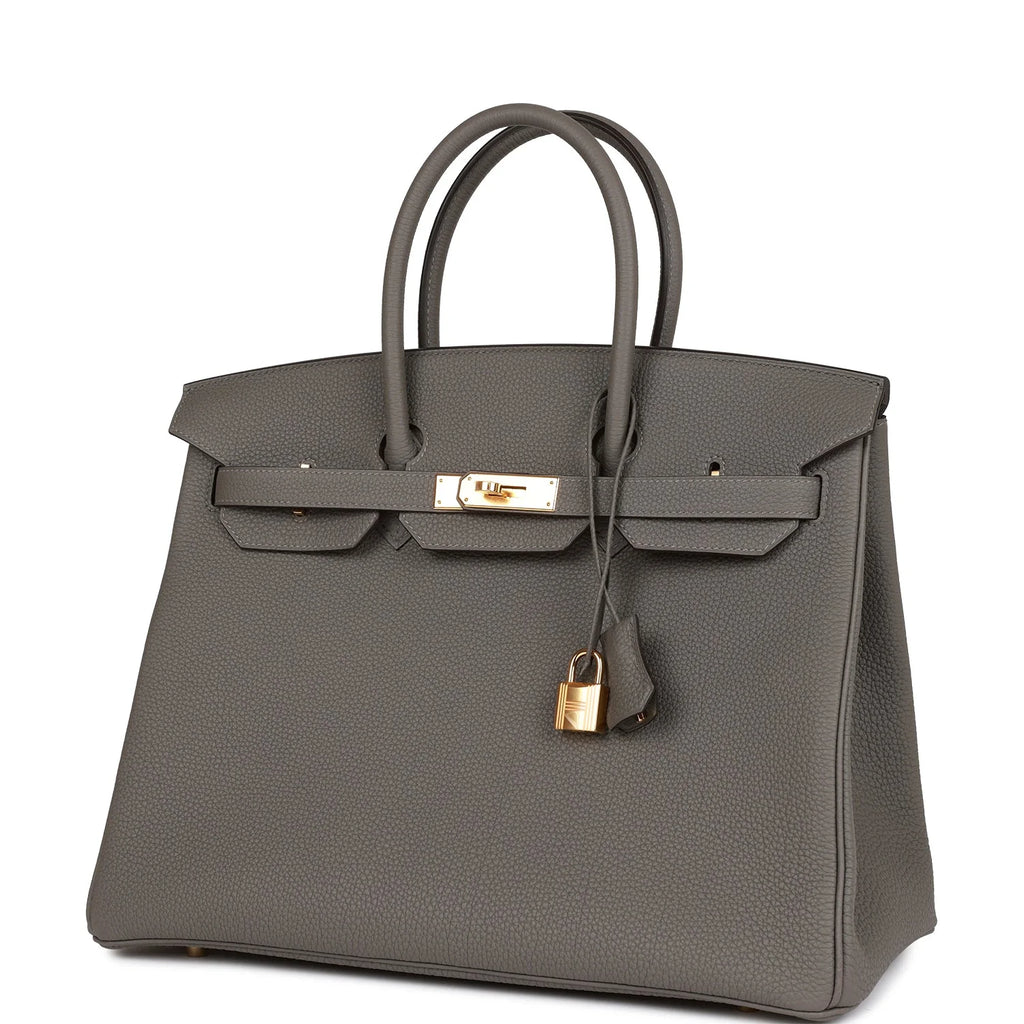 Togo Leather Handbag Q8932