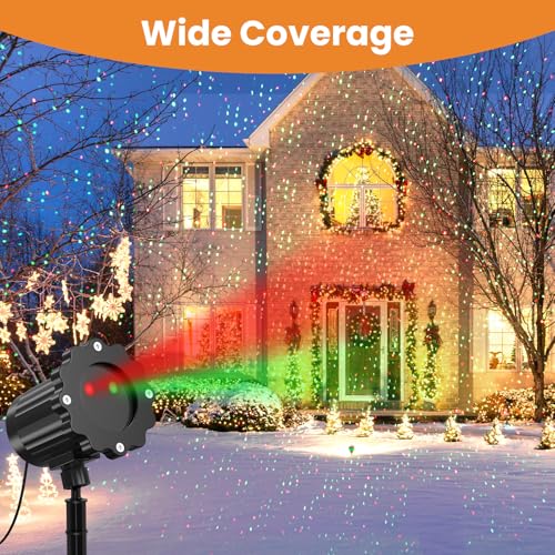 Waterproof Christmas Laser Lights Outdoor with Remote F69906