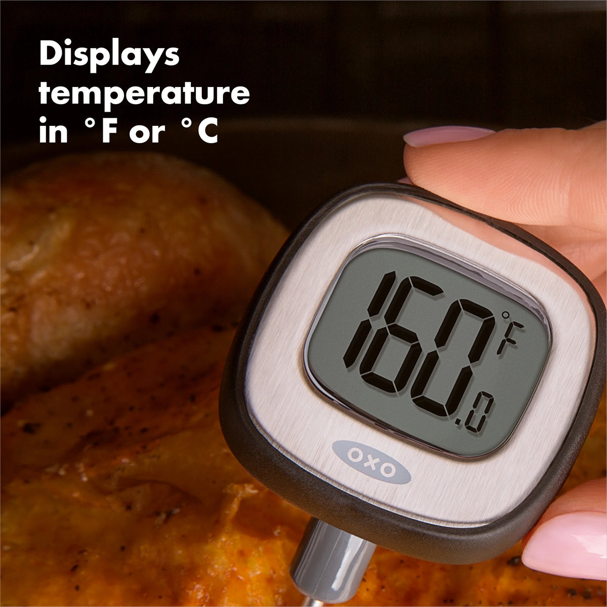 Digital Display Stainless Steel Food Thermometer I740