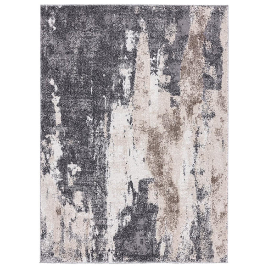 Modern Abstract Area Rug Gray 8 x 10 X14599