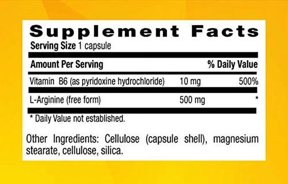 Arginine 500 mg F293695