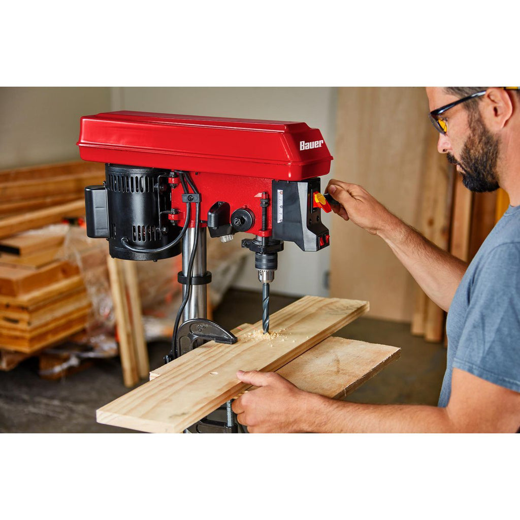10 in. 5-Speed Bench Drill Press with Light I42022