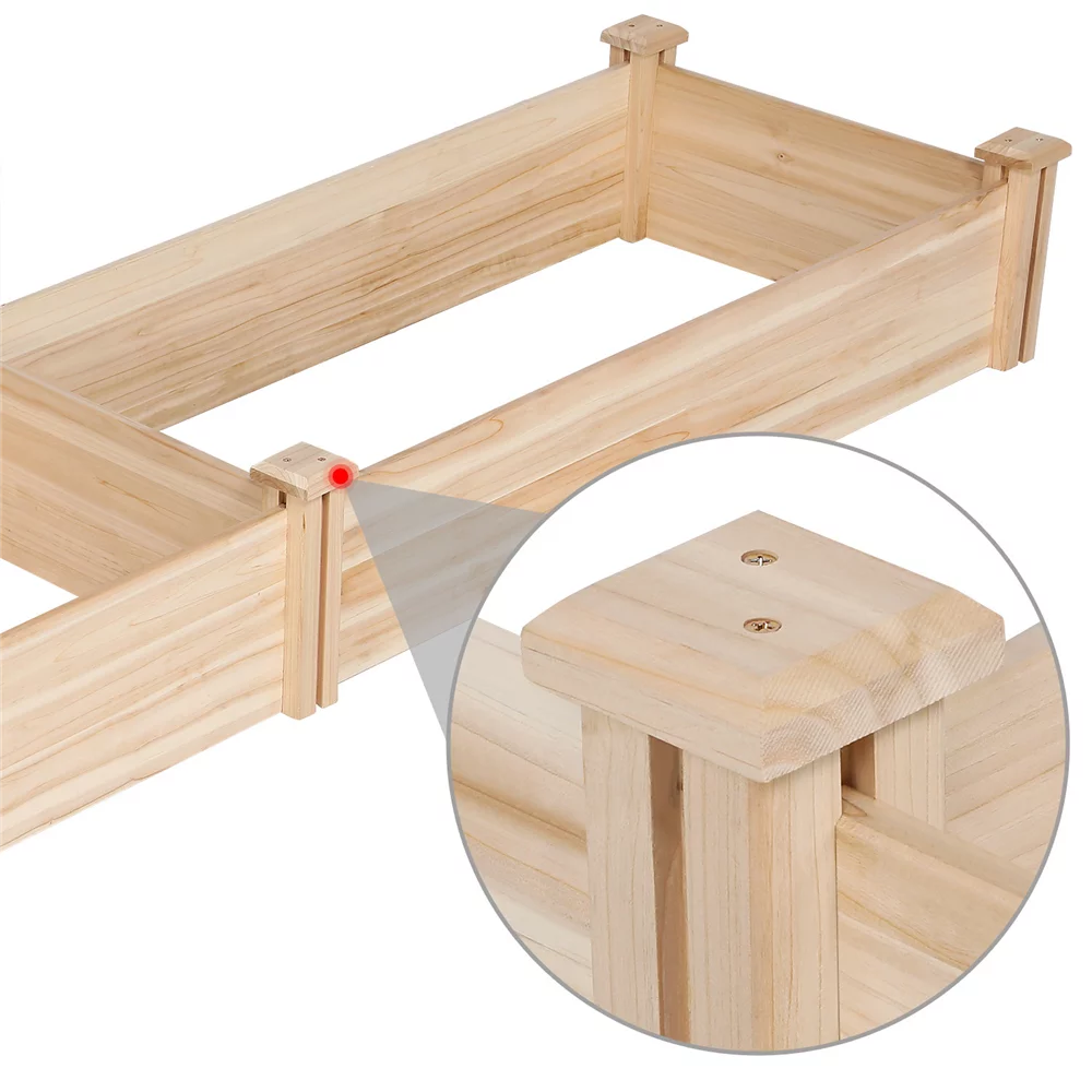 Wooden Raised Garden Bed Planter Box G22831