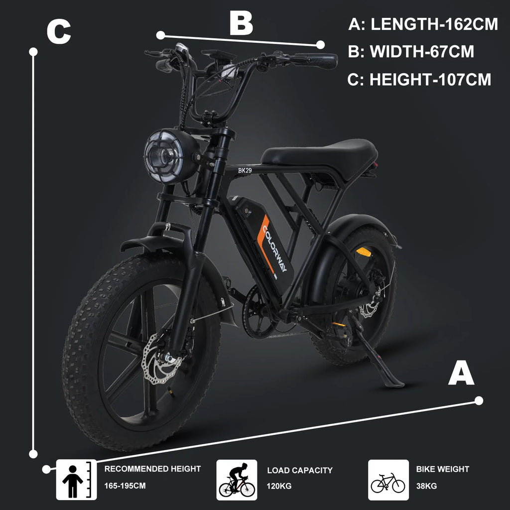 750W Electric Bike 20X4.0 Fat Tire 48V 15Ah Battery L175515