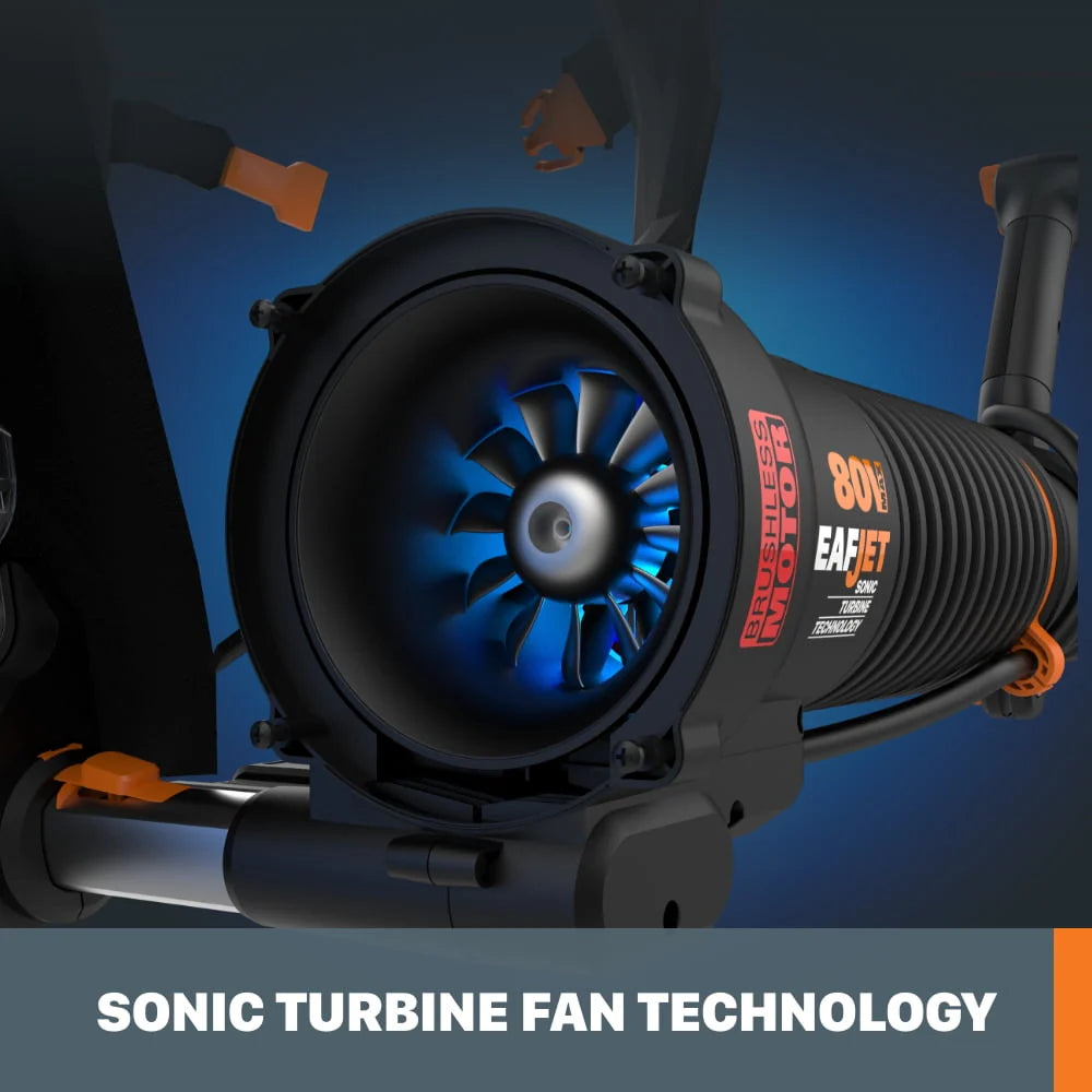80V Brushless Cordless Backpack Leaf Blower L693