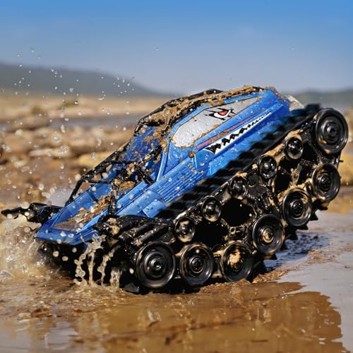 Blue Amphibious Remote Control Car Q7360
