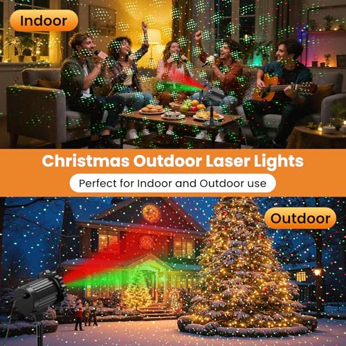Waterproof Christmas Laser Lights Outdoor with Remote F69906