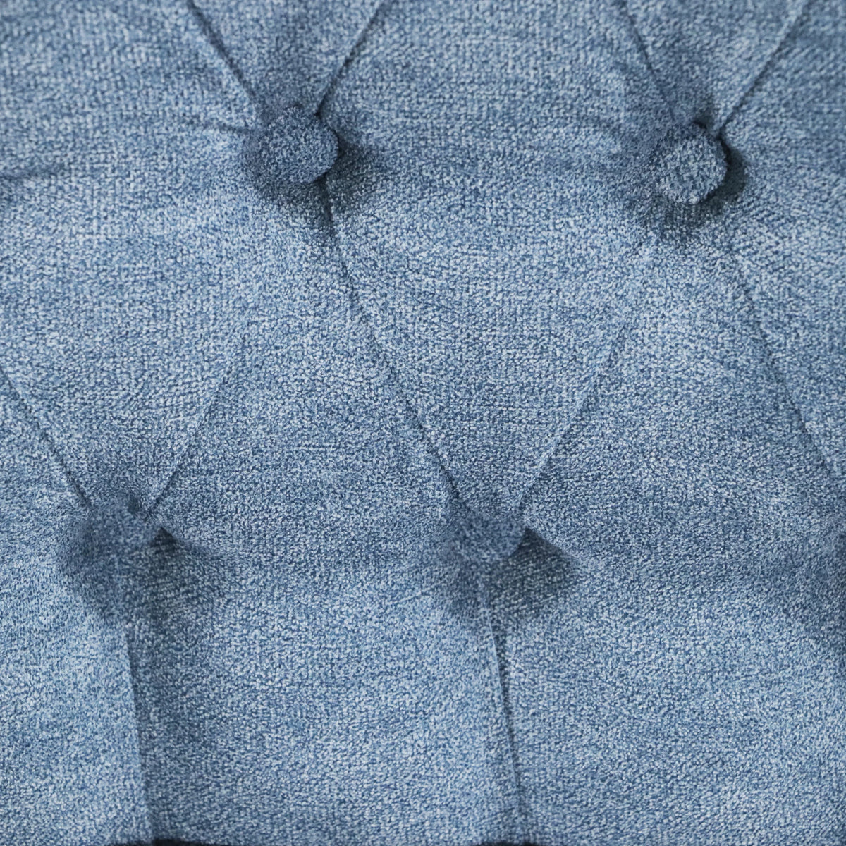 Blue Linen Fabric Accent Chair with Button Tufted Back A2572