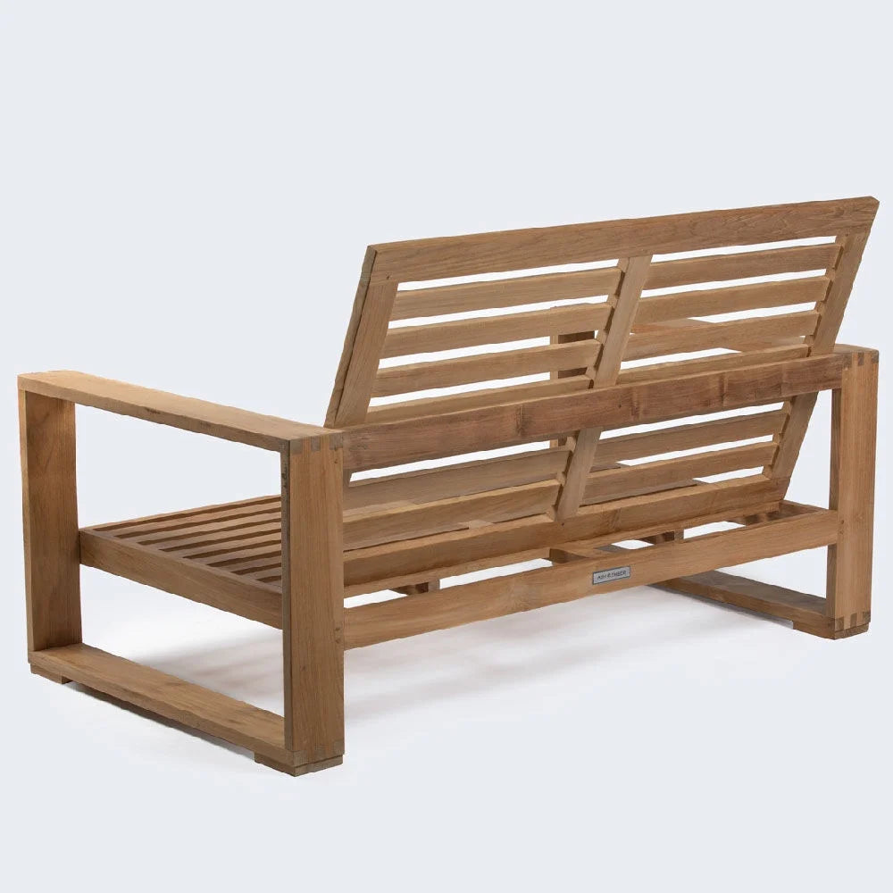 Grade A Teak 60in Patio Bench, Seats 2, Weather Resistant P6721