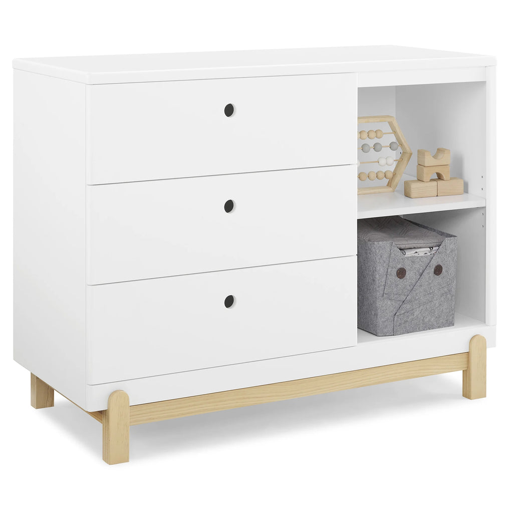 3 Drawer Dresser with Cubbies D740250
