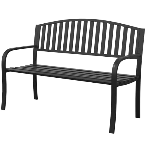 50" Anti-Rust Weatherproof Outdoor Bench G8663