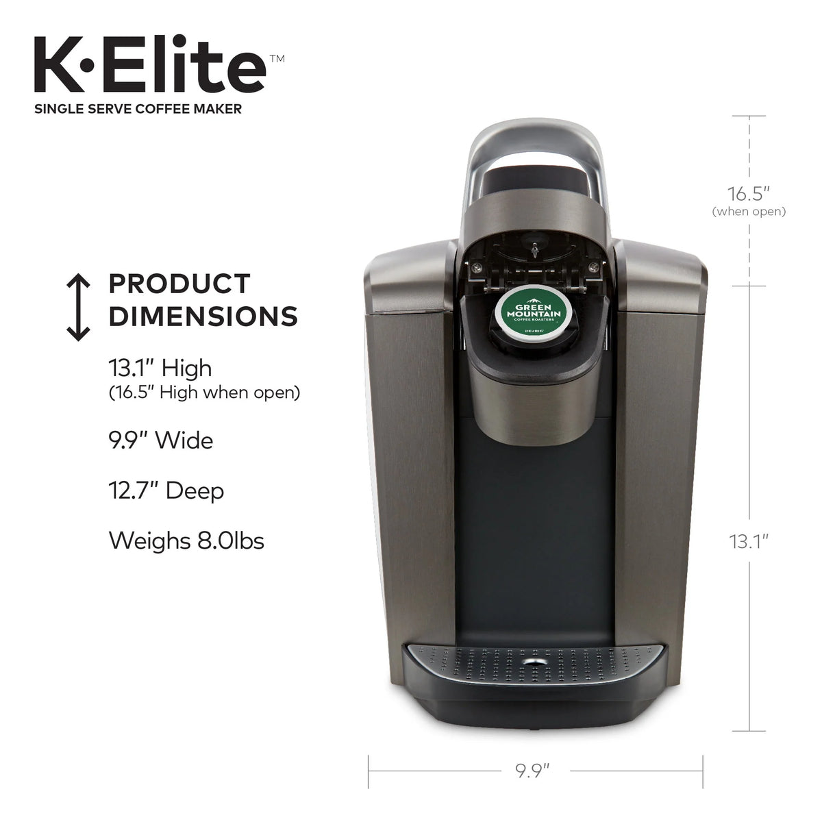 Single Serve K-Cup Pod Coffee Maker H664