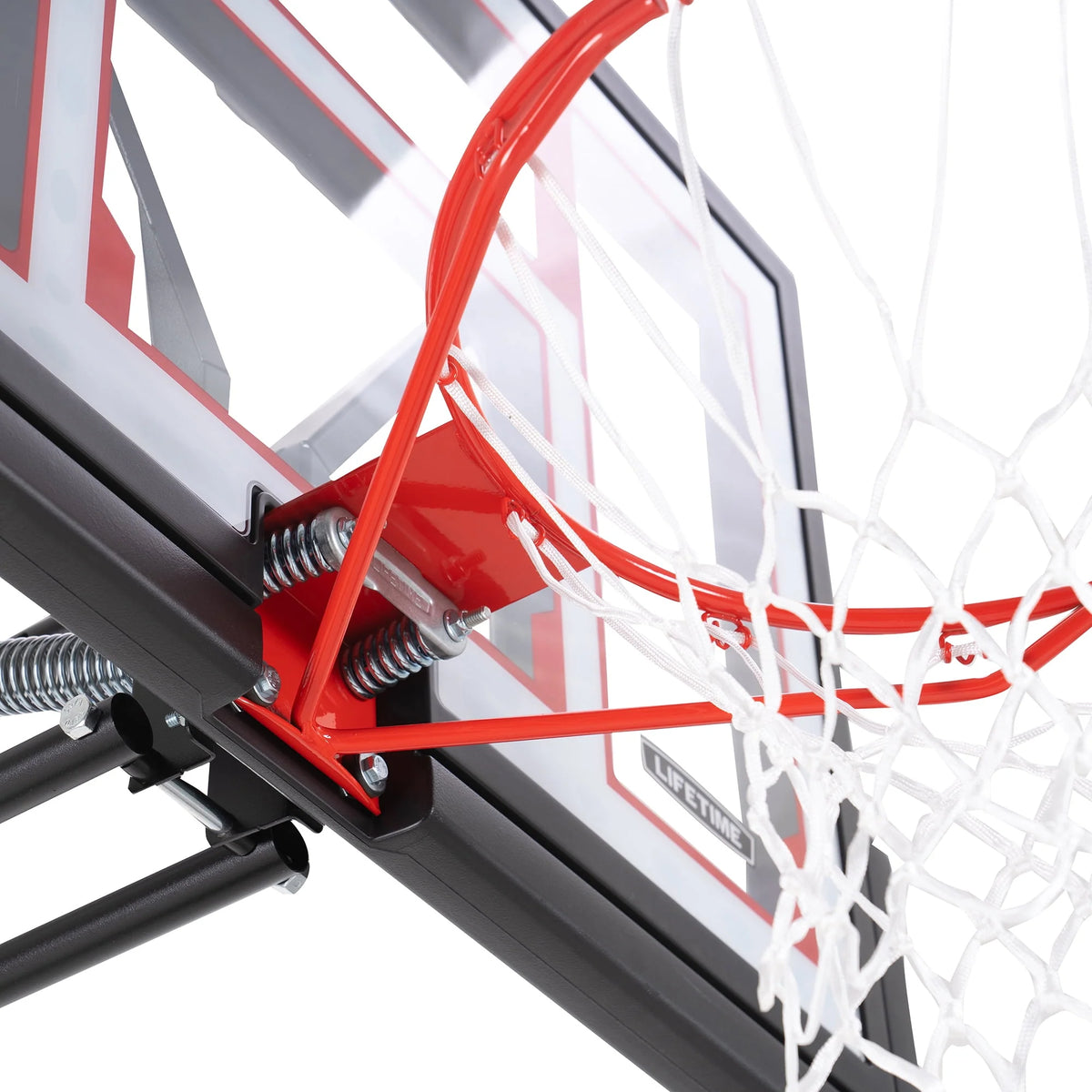 Adjustable Portable Basketball Hoop 48 inch Polycarbonate A590