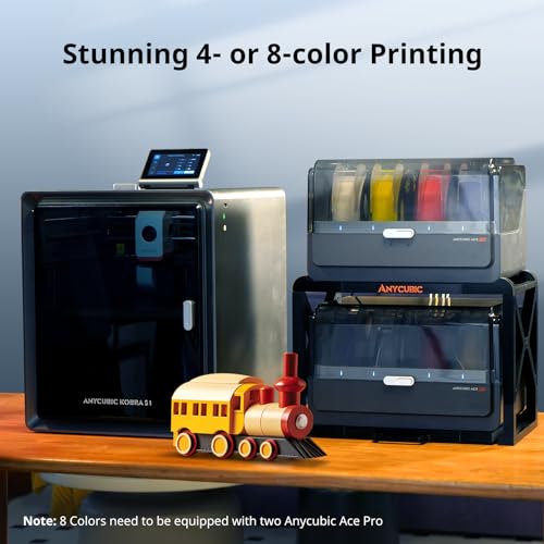 3D Printer with ACE PRO, 600mm/s High Speed, 320℃ Hotend, Built-in Camera 250*250*250mm G64804