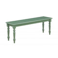 48 Inch Modern Wood Dining Bench with Turned Legs J179
