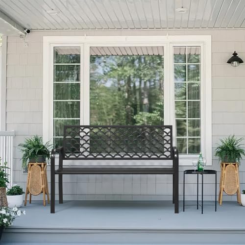 50" Anti-Rust Weatherproof Outdoor Bench G8663