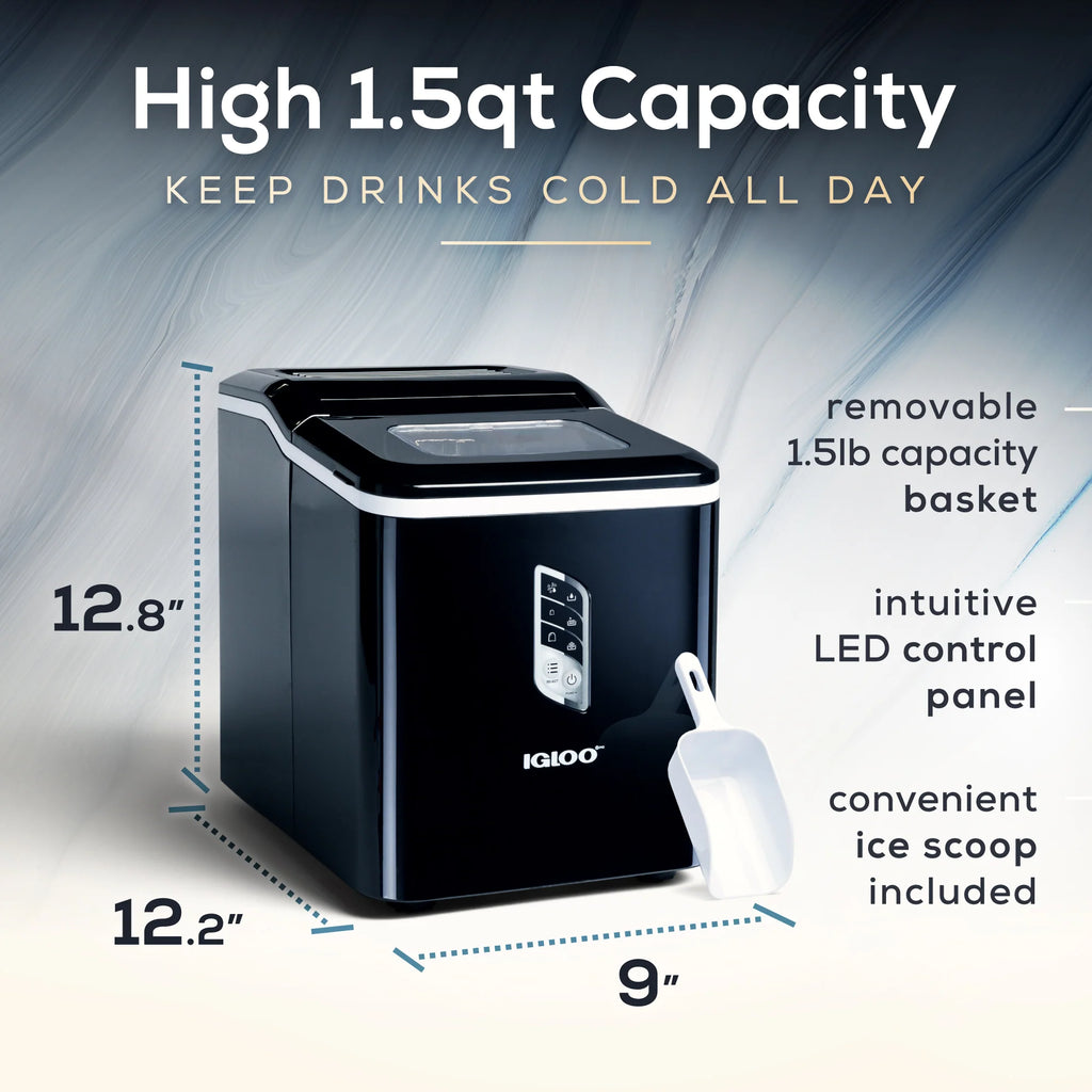 Automatic Self-Cleaning 26-Pound Ice Maker O77040