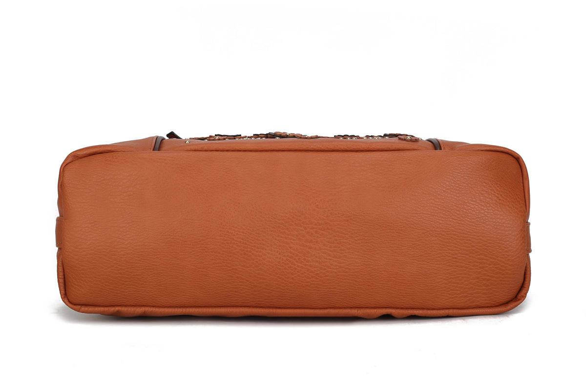Vegan Leather Tote Handbag G35063