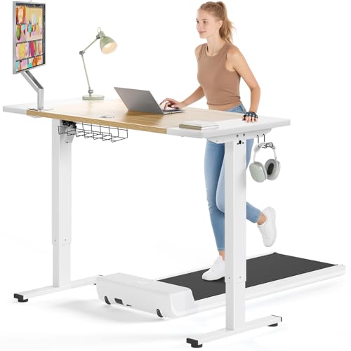 Electric Standing Desk 48 x 24 Inch with Cable Management A5341