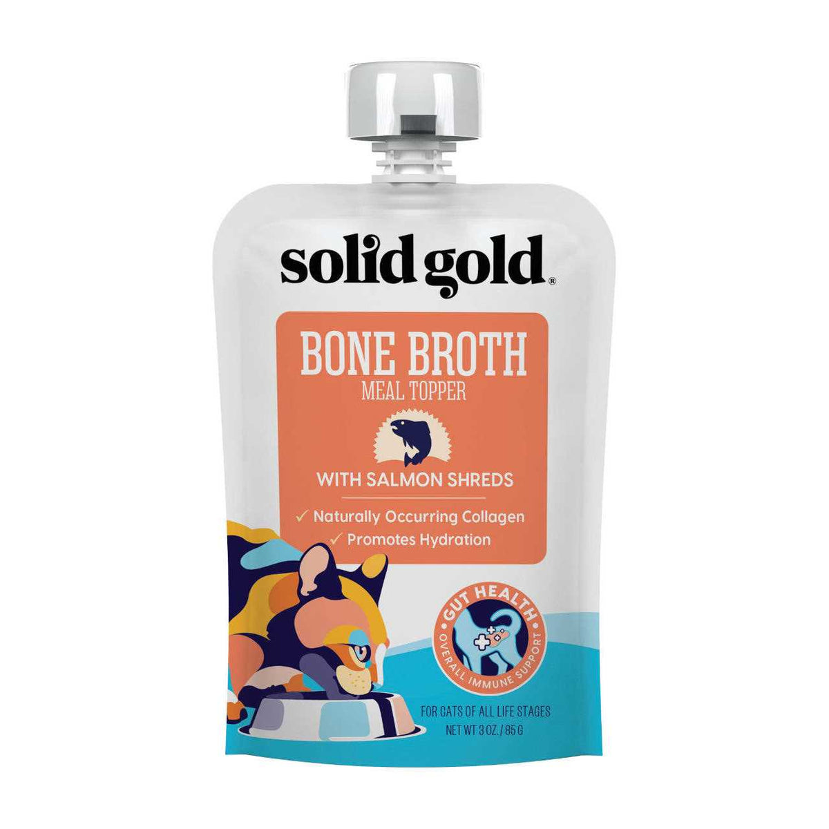 Solid Gold Bone Broth Shreds Meal Topper N805