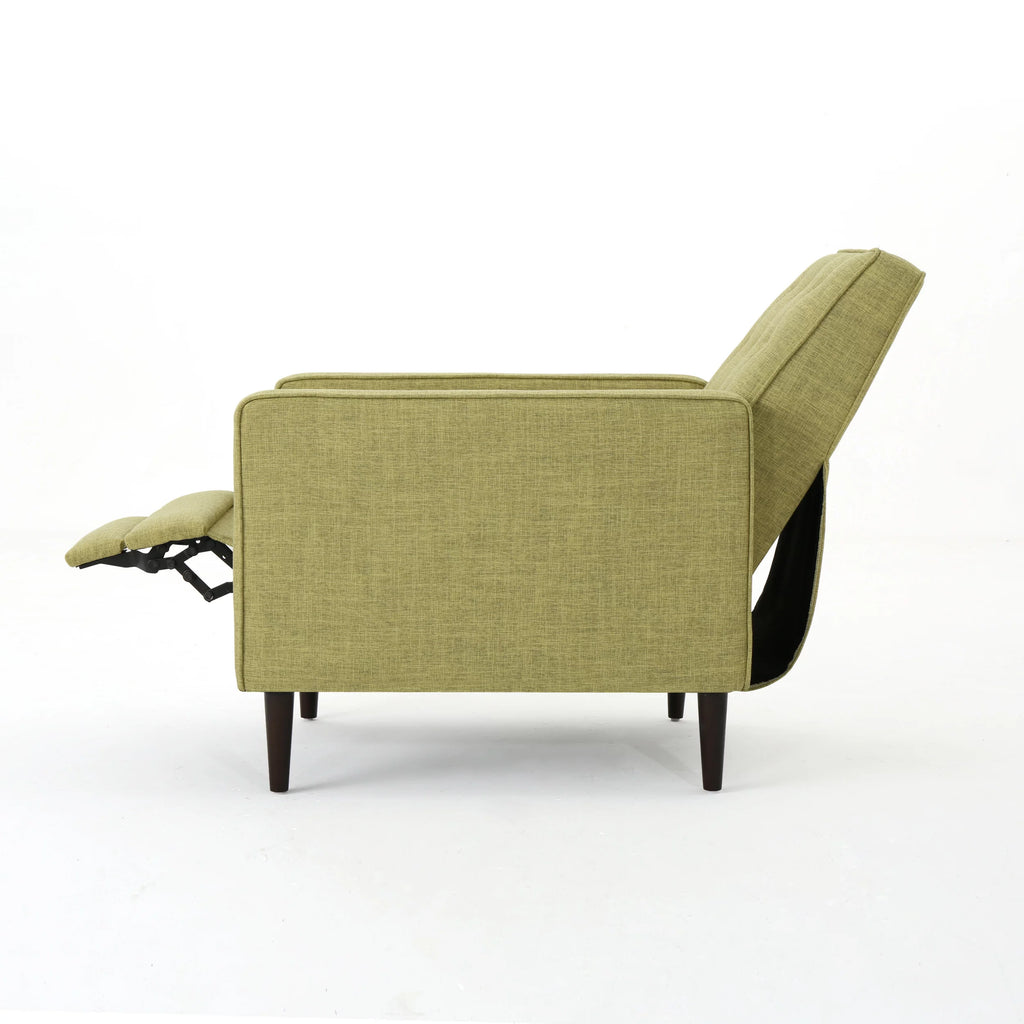 Muted Green Fabric Recliner Set of 2 T332401