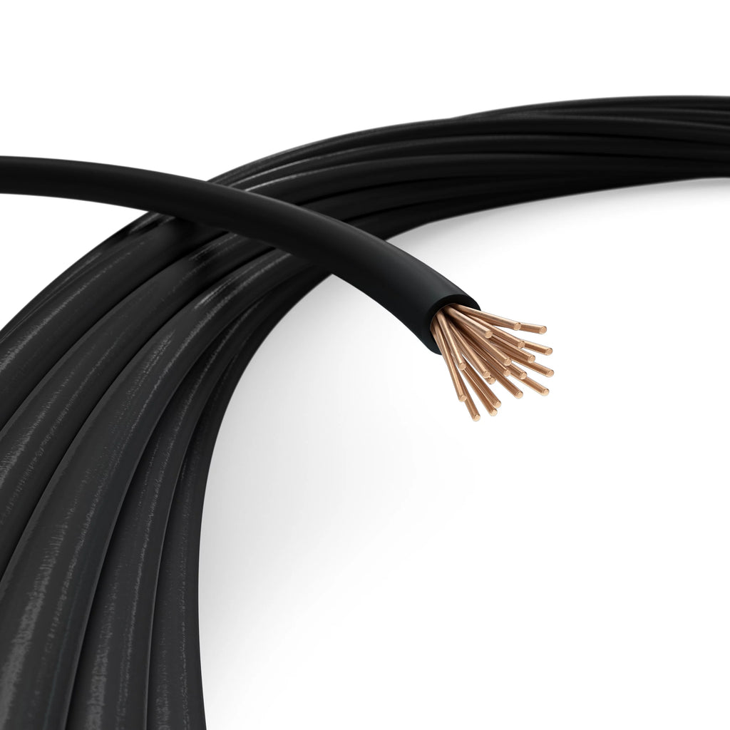 50 Feet 12 AWG Insulated Stranded Copper THHN THWN Wire Black T543