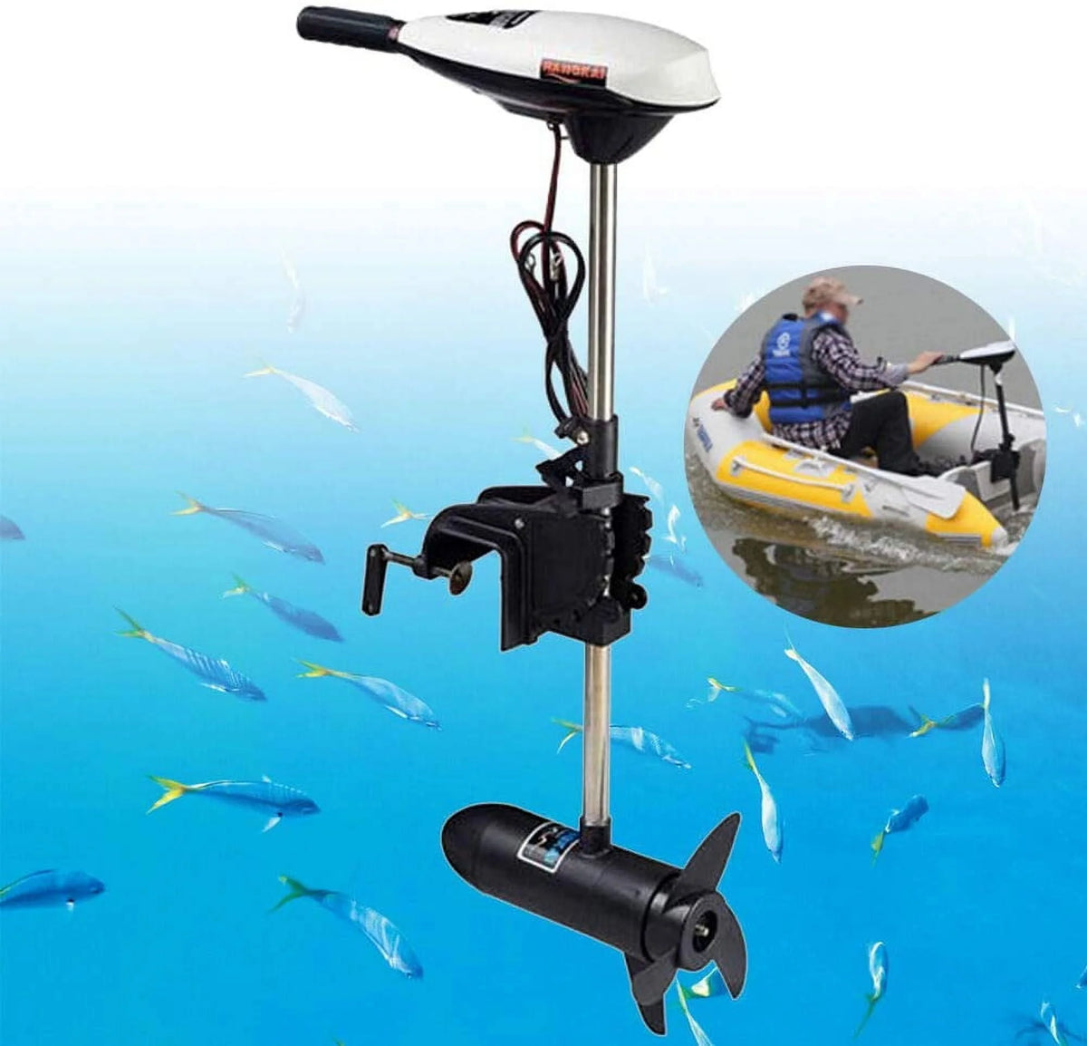 12V 660W Electric Trolling Motor E48036
