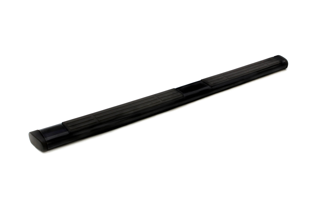 6" Oval Straight Nerf Bars Black D47202